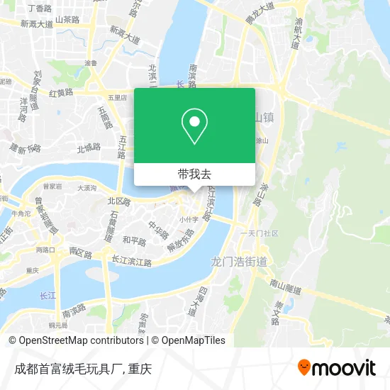 成都首富绒毛玩具厂地图