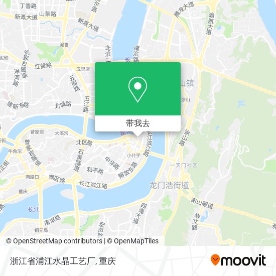 浙江省浦江水晶工艺厂地图