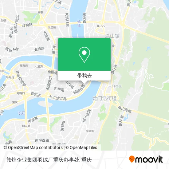 敦煌企业集团羽绒厂重庆办事处地图