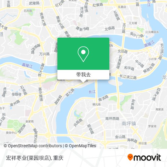 宏祥枣业(菜园坝店)地图