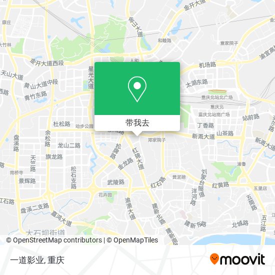 一道影业地图