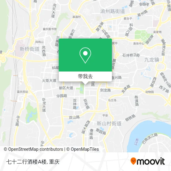七十二行酒楼A楼地图