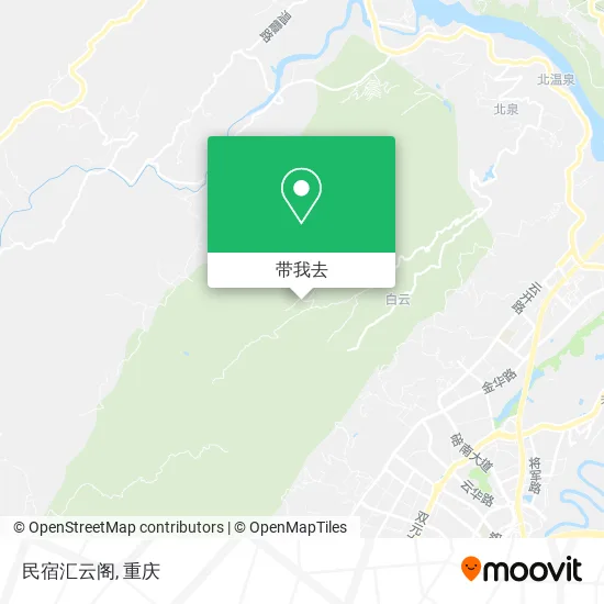 民宿汇云阁地图