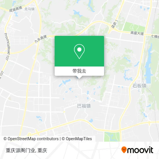 重庆源阁门业地图