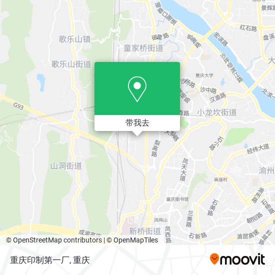 重庆印制第一厂地图