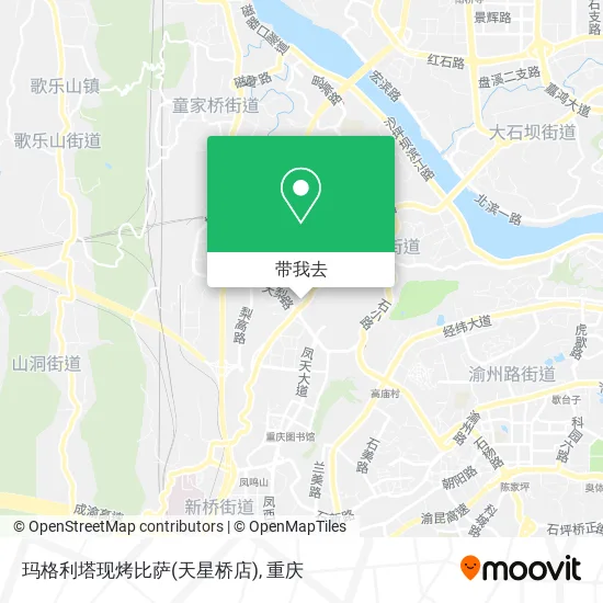 玛格利塔现烤比萨(天星桥店)地图