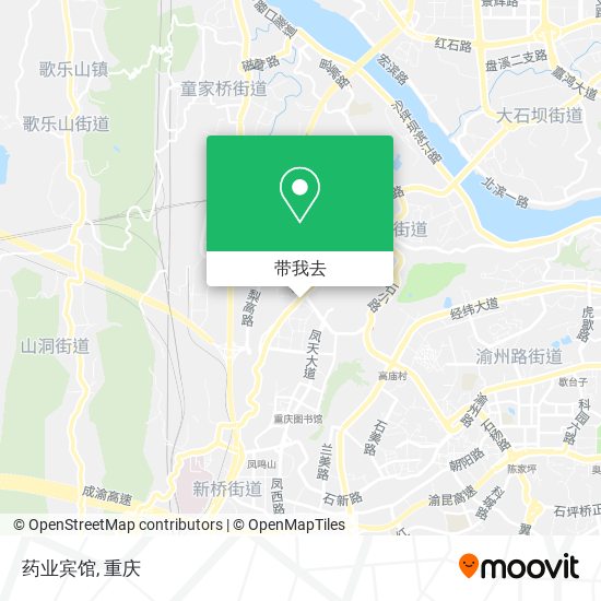 药业宾馆地图