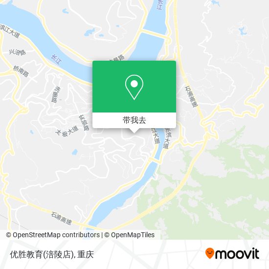 优胜教育(涪陵店)地图