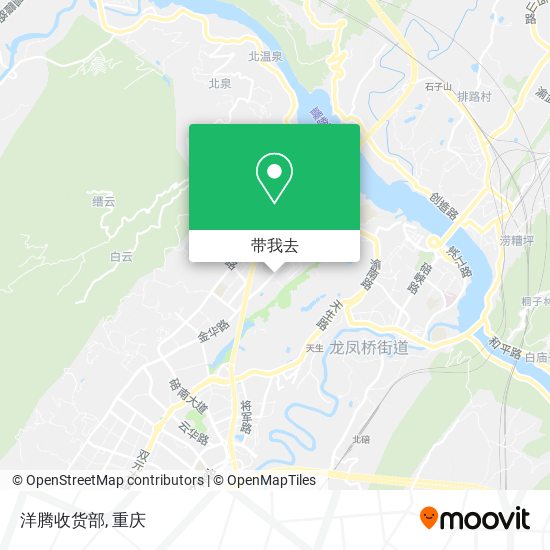 洋腾收货部地图