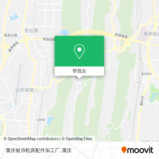 重庆银沛机床配件加工厂地图
