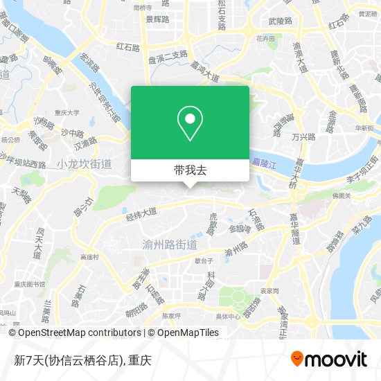 新7天(协信云栖谷店)地图