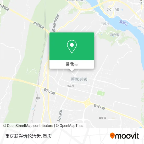 重庆新兴齿轮汽齿地图