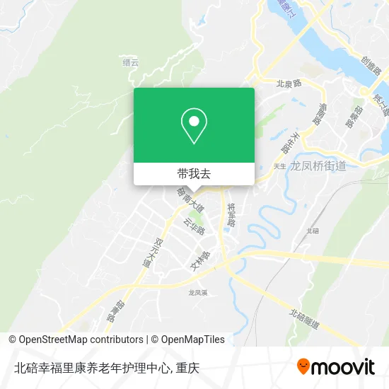 北碚幸福里康养老年护理中心地图