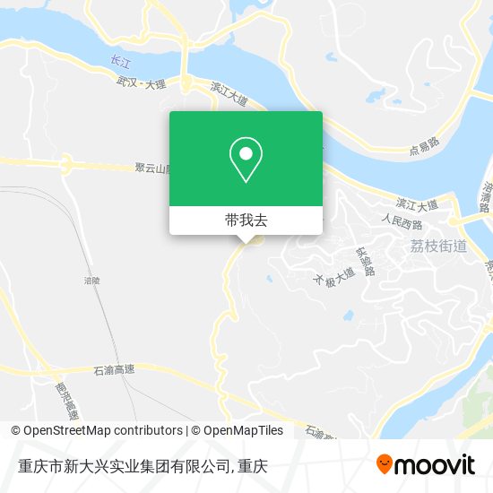 重庆市新大兴实业集团有限公司地图