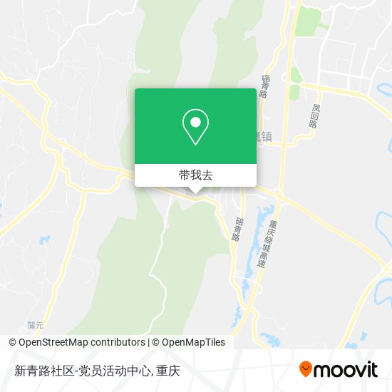 新青路社区-党员活动中心地图