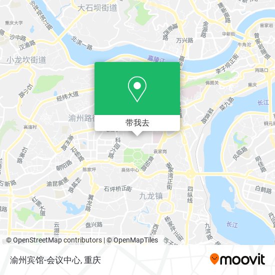 渝州宾馆-会议中心地图