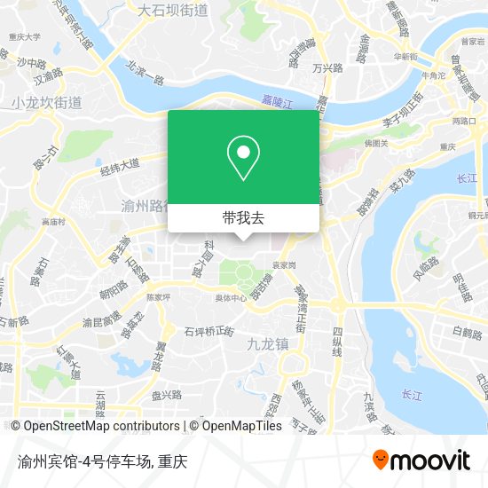 渝州宾馆-4号停车场地图