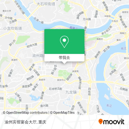 渝州宾馆宴会大厅地图