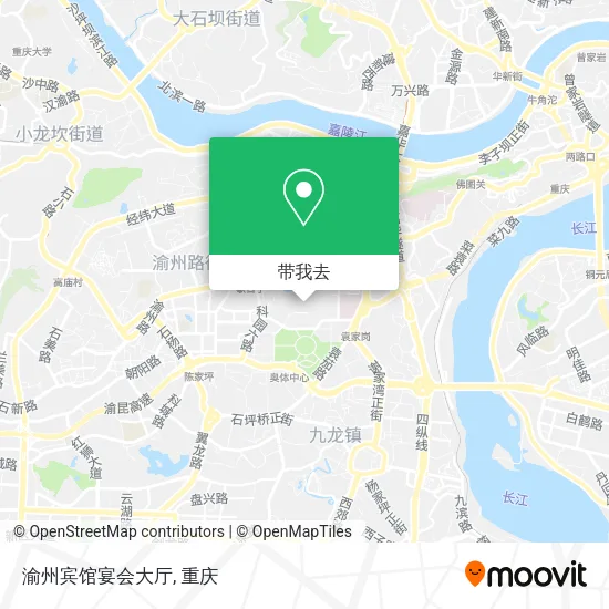 渝州宾馆宴会大厅地图