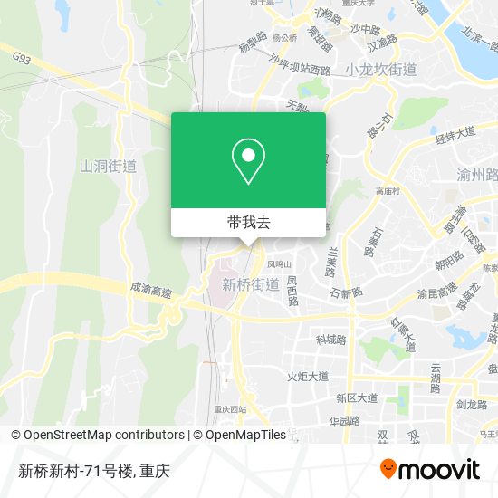 新桥新村-71号楼地图