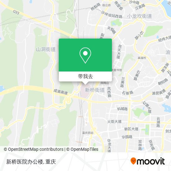 新桥医院办公楼地图