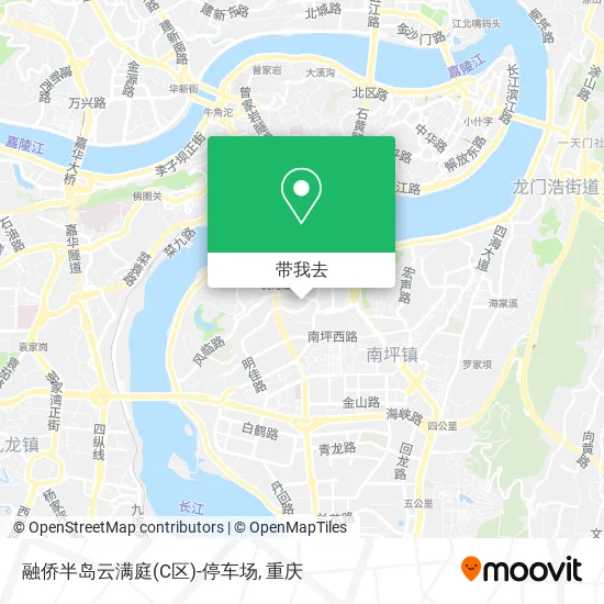 融侨半岛云满庭(C区)-停车场地图