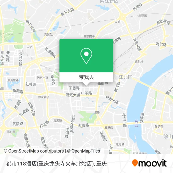 都市118酒店(重庆龙头寺火车北站店)地图