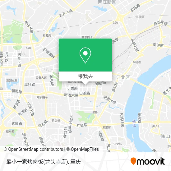 最小一家烤肉饭(龙头寺店)地图