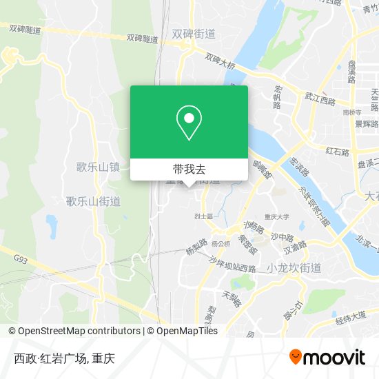 西政·红岩广场地图