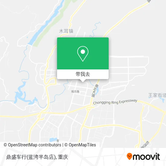 鼎盛车行(蓝湾半岛店)地图