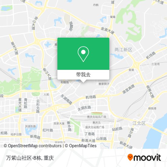 万紫山社区-8栋地图