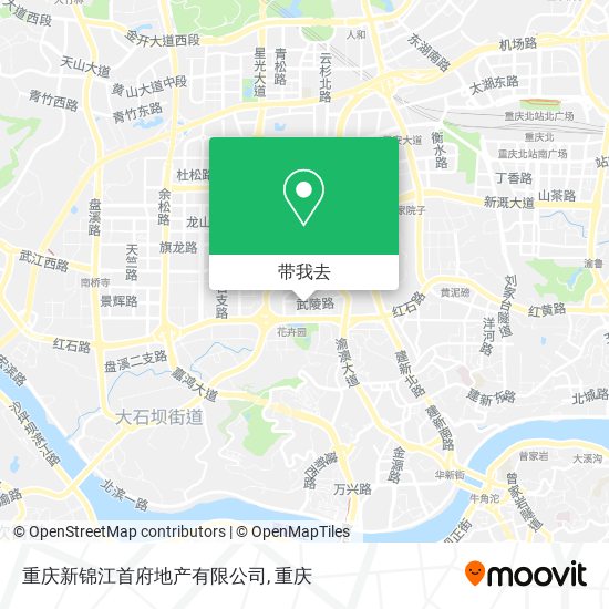 重庆新锦江首府地产有限公司地图