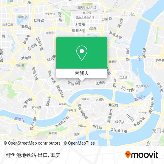 鲤鱼池地铁站-出口地图