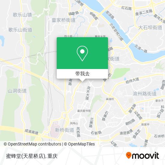 蜜蜂堂(天星桥店)地图