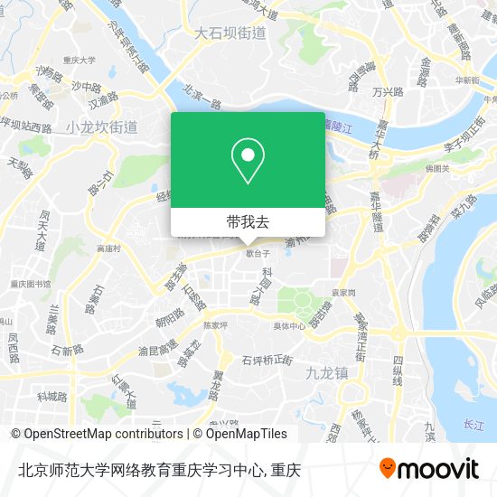 北京师范大学网络教育重庆学习中心地图