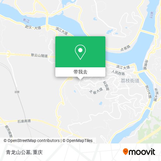 青龙山公墓地图