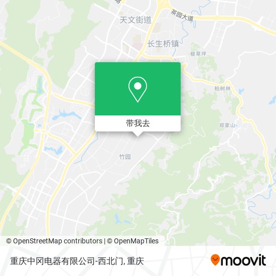 重庆中冈电器有限公司-西北门地图