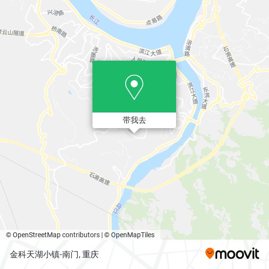 金科天湖小镇-南门地图