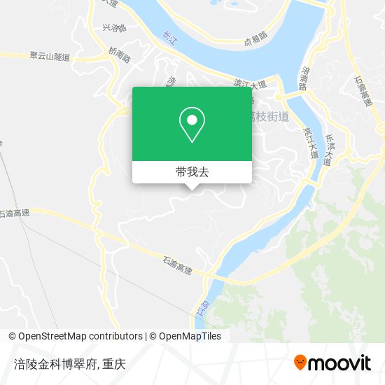 涪陵金科博翠府地图