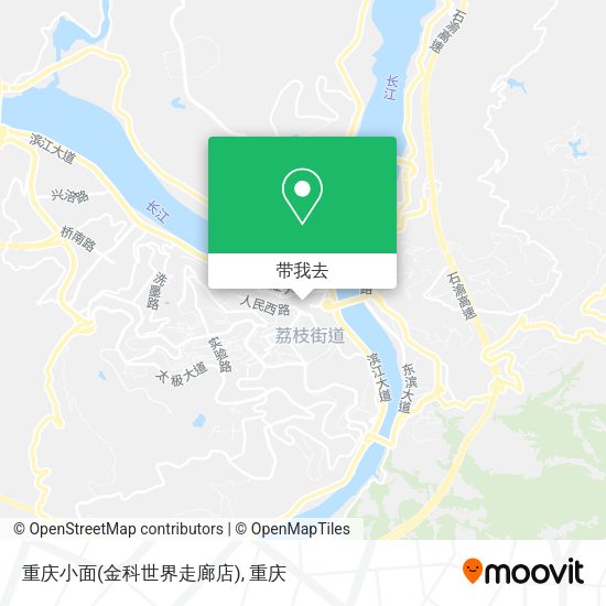 重庆小面(金科世界走廊店)地图