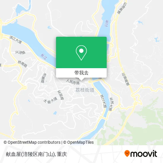 献血屋(涪陵区南门山)地图