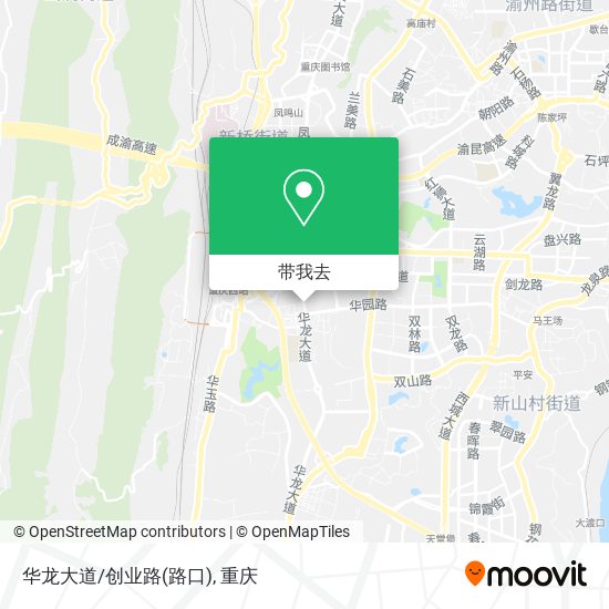 华龙大道/创业路(路口)地图