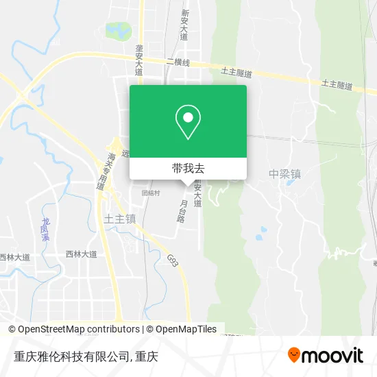 重庆雅伦科技有限公司地图