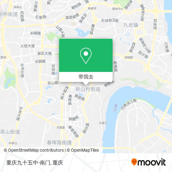 重庆九十五中-南门地图