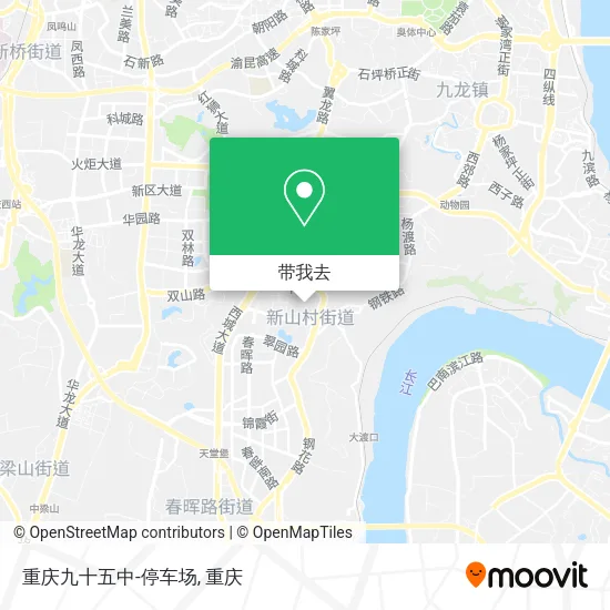 重庆九十五中-停车场地图