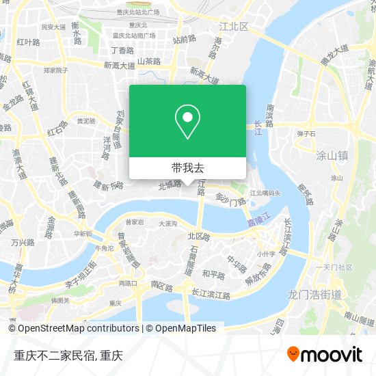 重庆不二家民宿地图