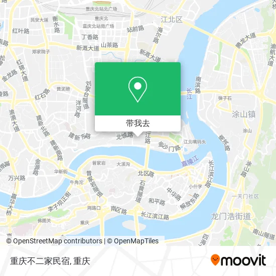 重庆不二家民宿地图