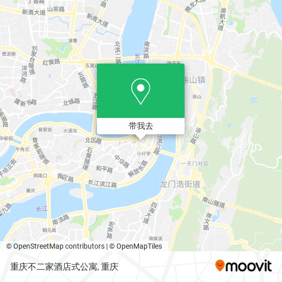 重庆不二家酒店式公寓地图