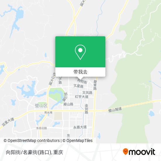 向阳街/名豪街(路口)地图