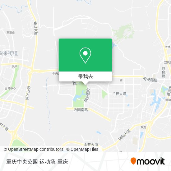 重庆中央公园-运动场地图